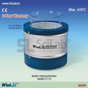 DAIHAN-brand® Aluminum-case Beaker Heating Mantles, “WHM”, 100 ~ 10,000ml, 450℃<br>For Beaker, with Nickel Chrome Heating Element, K-type Thermo-sensor Integrated, Option-Controller, with Certi. & Traceability<br>알루미늄케이스 히팅맨틀, 비커용, K-type 온도센서, 자력교반기와 사용 